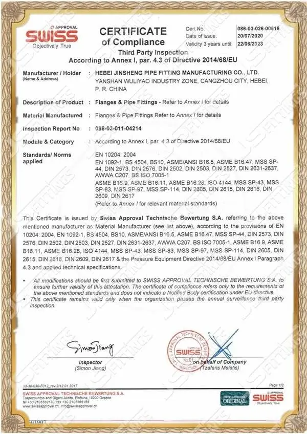 ce certificates