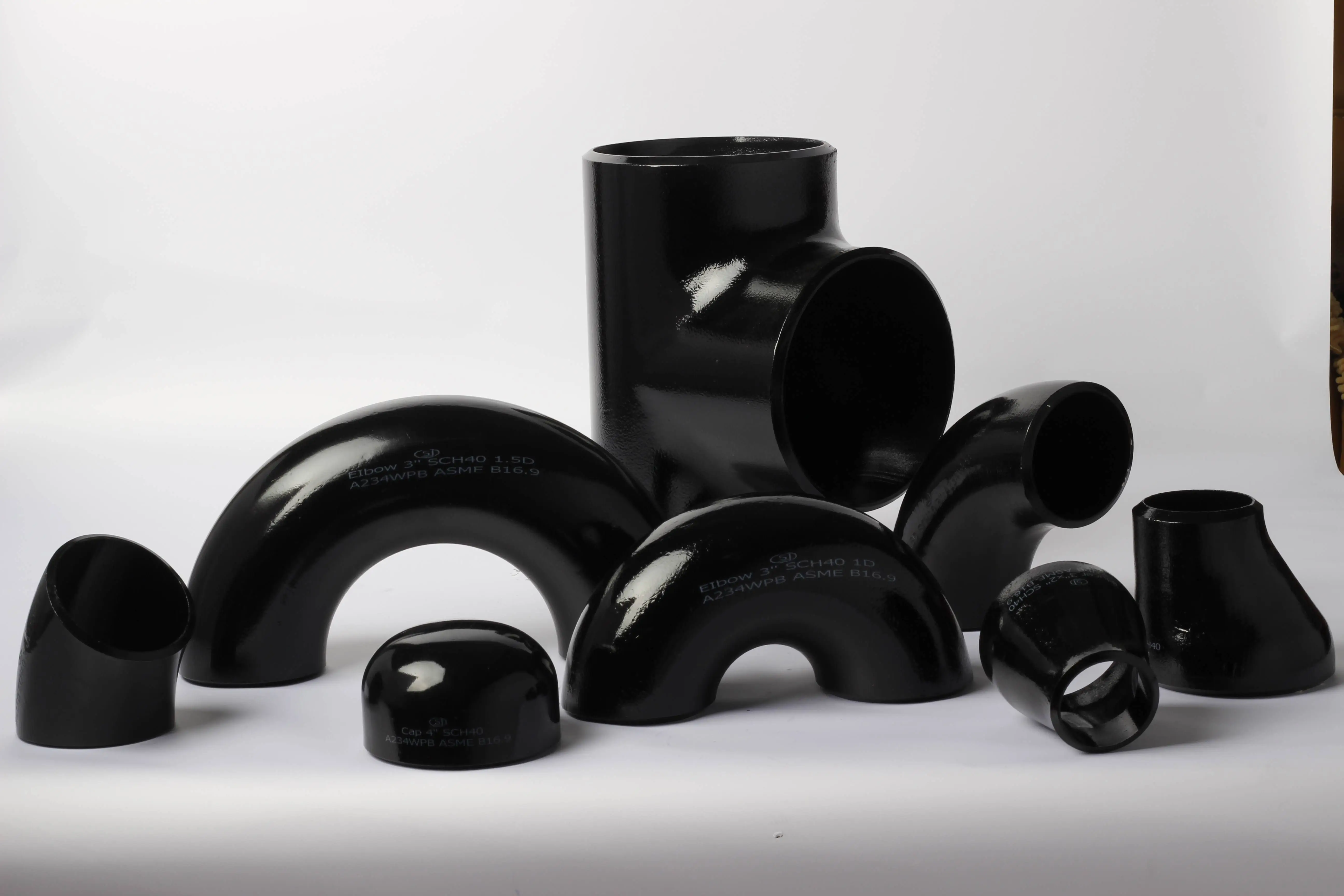 Carbon Steel ASME B16.9 Buttweld Pipe Fittings Carbon Steel ASME B16.9 Buttweld Pipe Fittings
