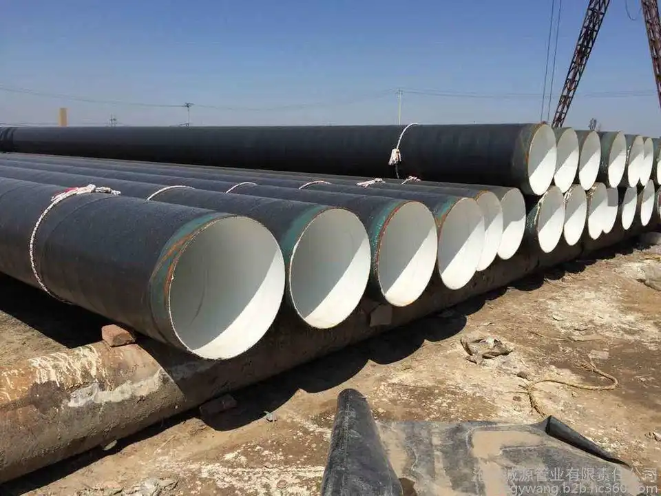 3PE coated steel pipe 3PE coated steel pipe